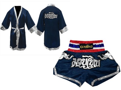 Vestaglia da Boxe Muay Thai e Pantaloncini Kickboxing : Model 125-Marina