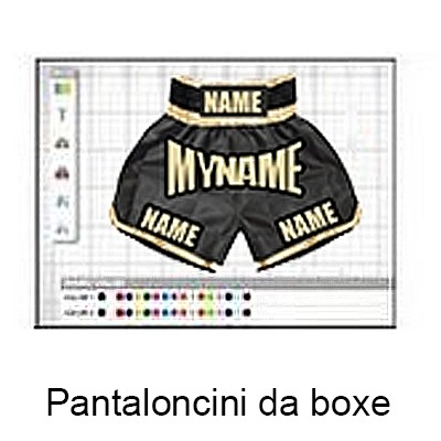 Pantaloncini da boxe personalizzati