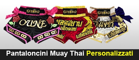 pantaloncini muay thai personalizzati