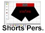 Personalizzare muay thai shorts